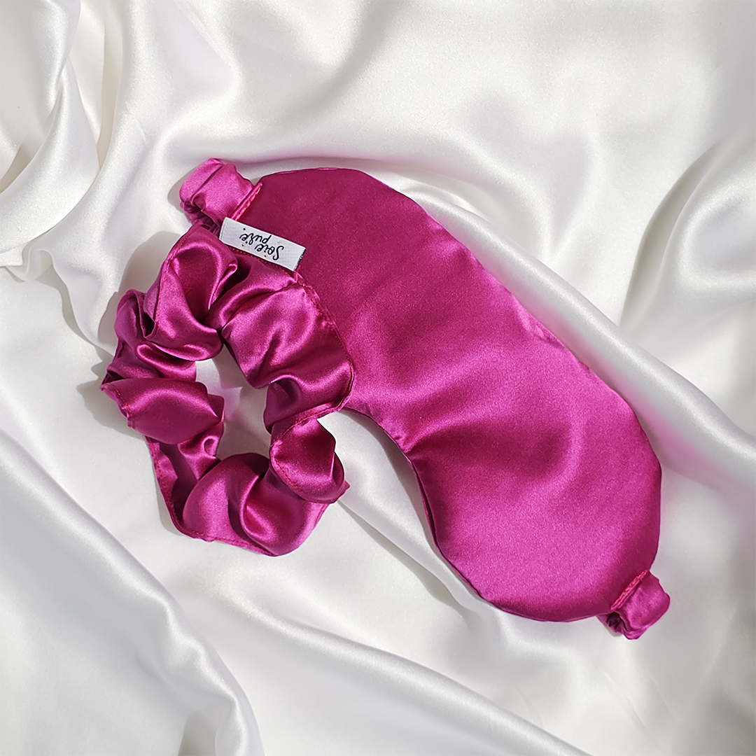 Silk Eye Mask + Scrunchie