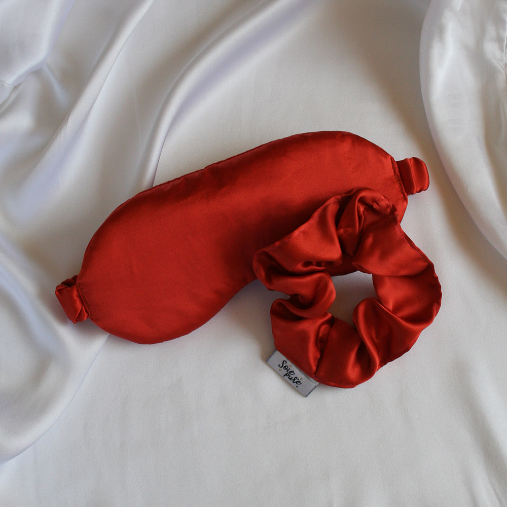 Silk Eye Mask + Scrunchie