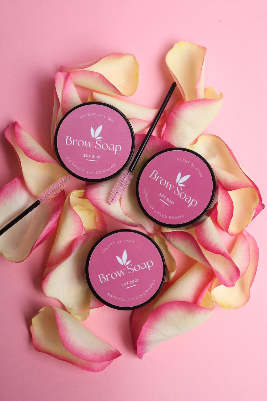 Natural Brow Soap + Brush