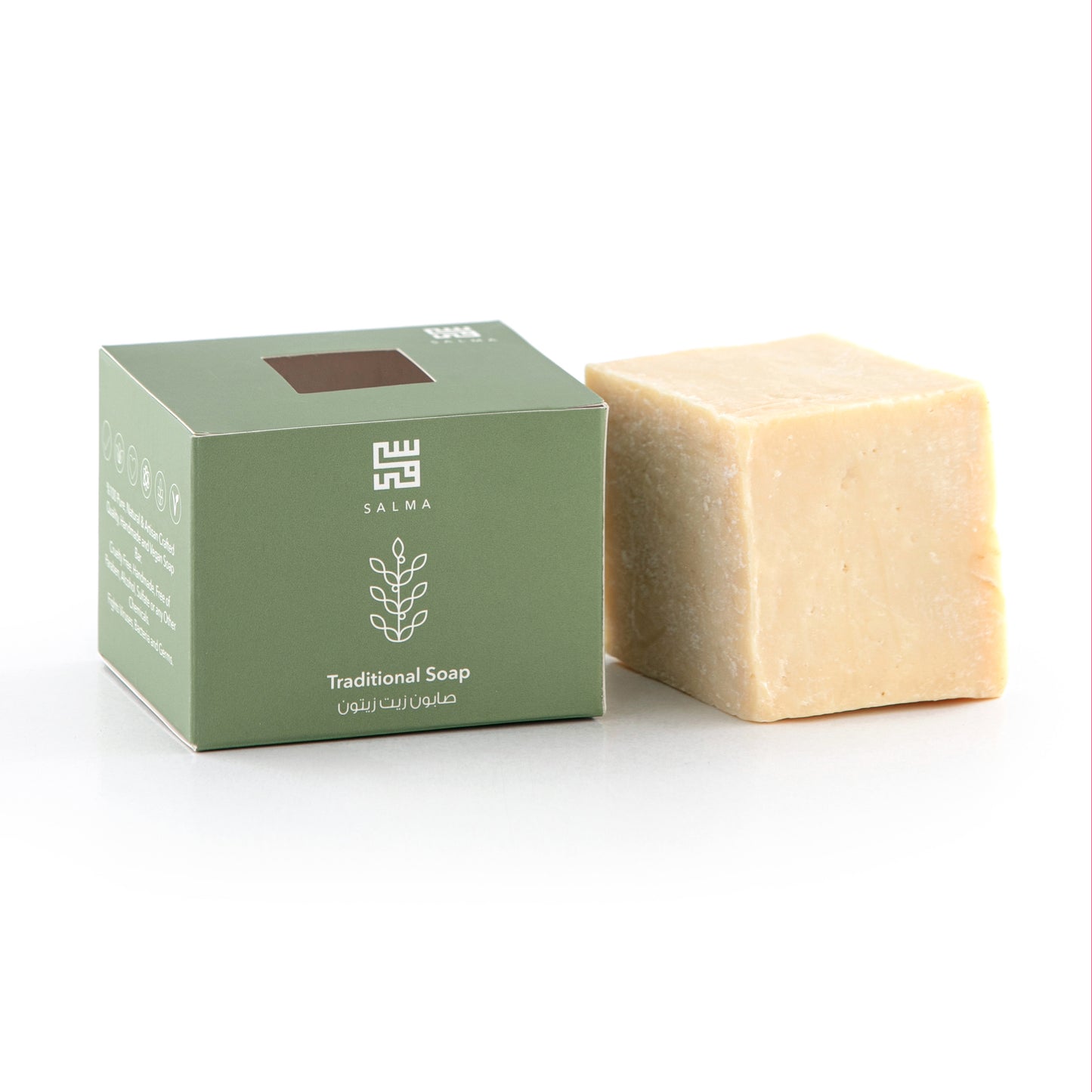 Traditional Olive Oil Soap Bar - MATCHA & MASCARA