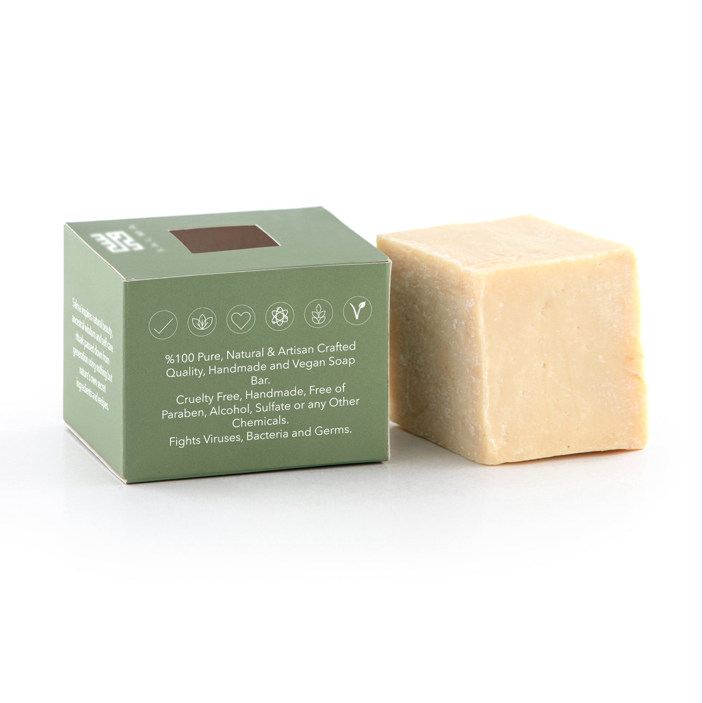 Traditional Olive Oil Soap Bar - MATCHA & MASCARA