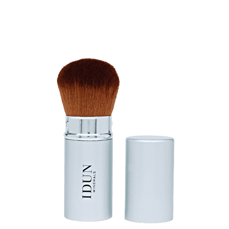 IDUN Minerals - Retractable Kabuki Brush - MATCHA & MASCARA