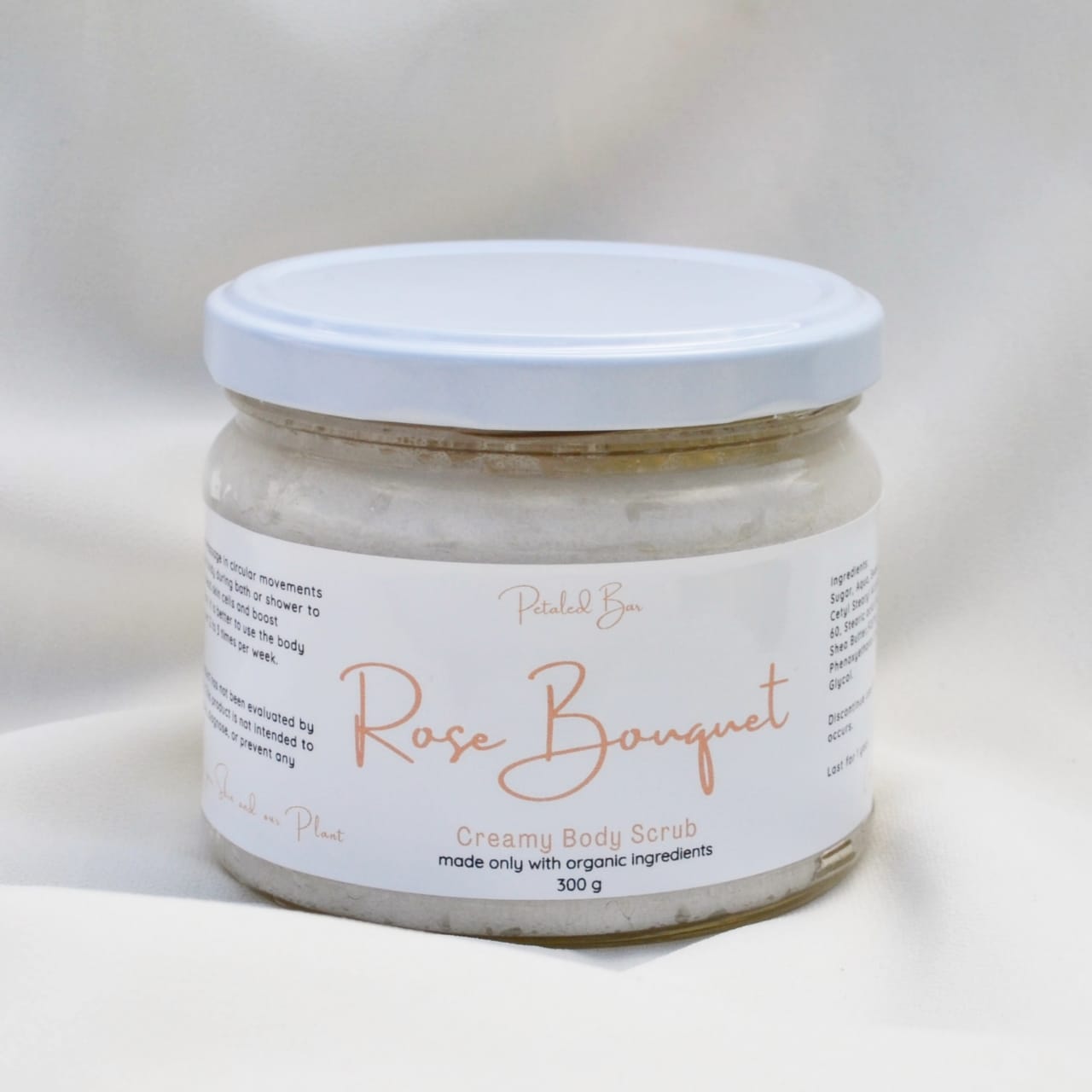 Creamy Body Scrub, Rose Bouquet