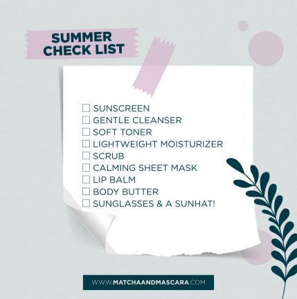 Your Summer Skin Checklist