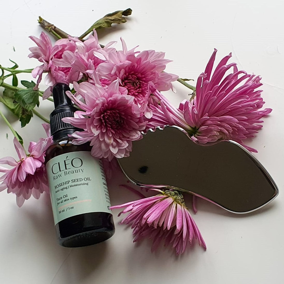 Rosehip Seed Oil + Gua Sha