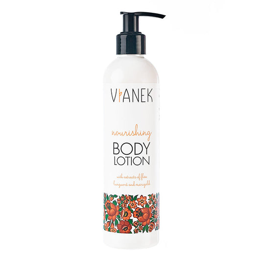 Nourishing Body Lotion, with Flax, Lungwort & Calendula Extracts