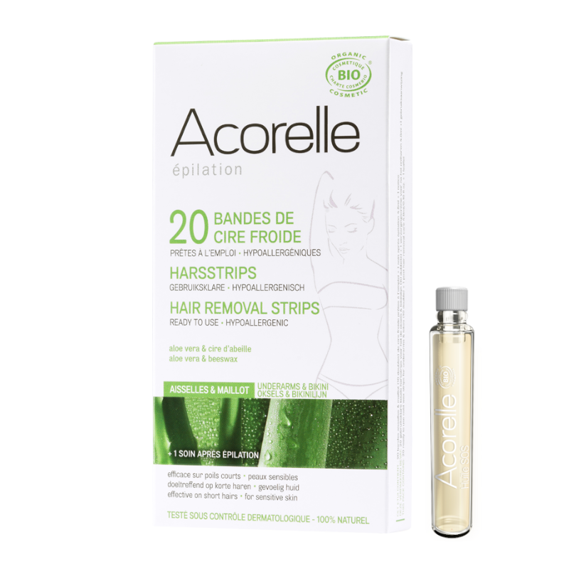 Acorelle - Organic Hair Removal Strips: BIKINI & UNDERARMS