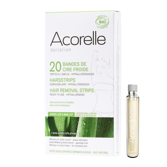 Acorelle - Organic Hair Removal Strips: BIKINI & UNDERARMS