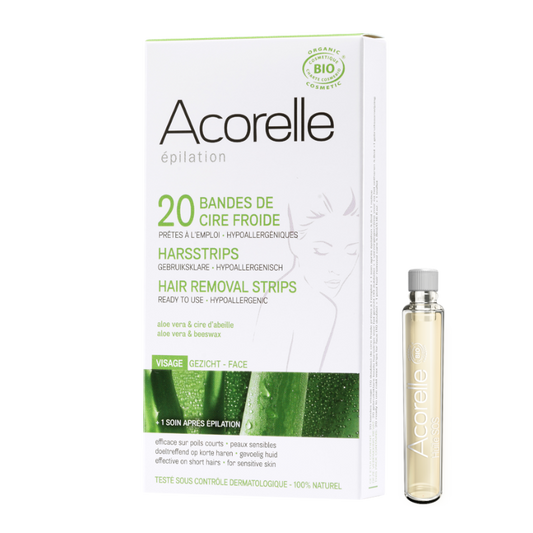 Acorelle - Organic Hair Removal Strips: FACE