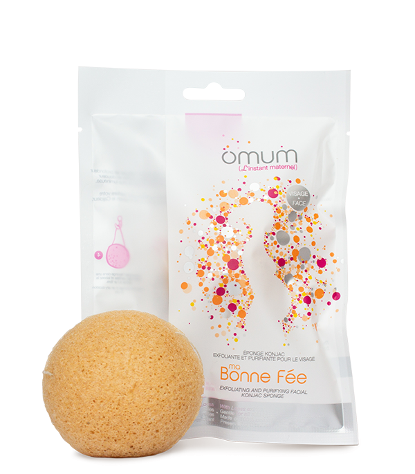 OMUM - Organic Facial Sponge - MATCHA & MASCARA