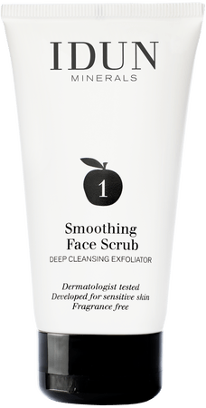 IDUN Minerals - Smoothing Face Scrub - MATCHA & MASCARA